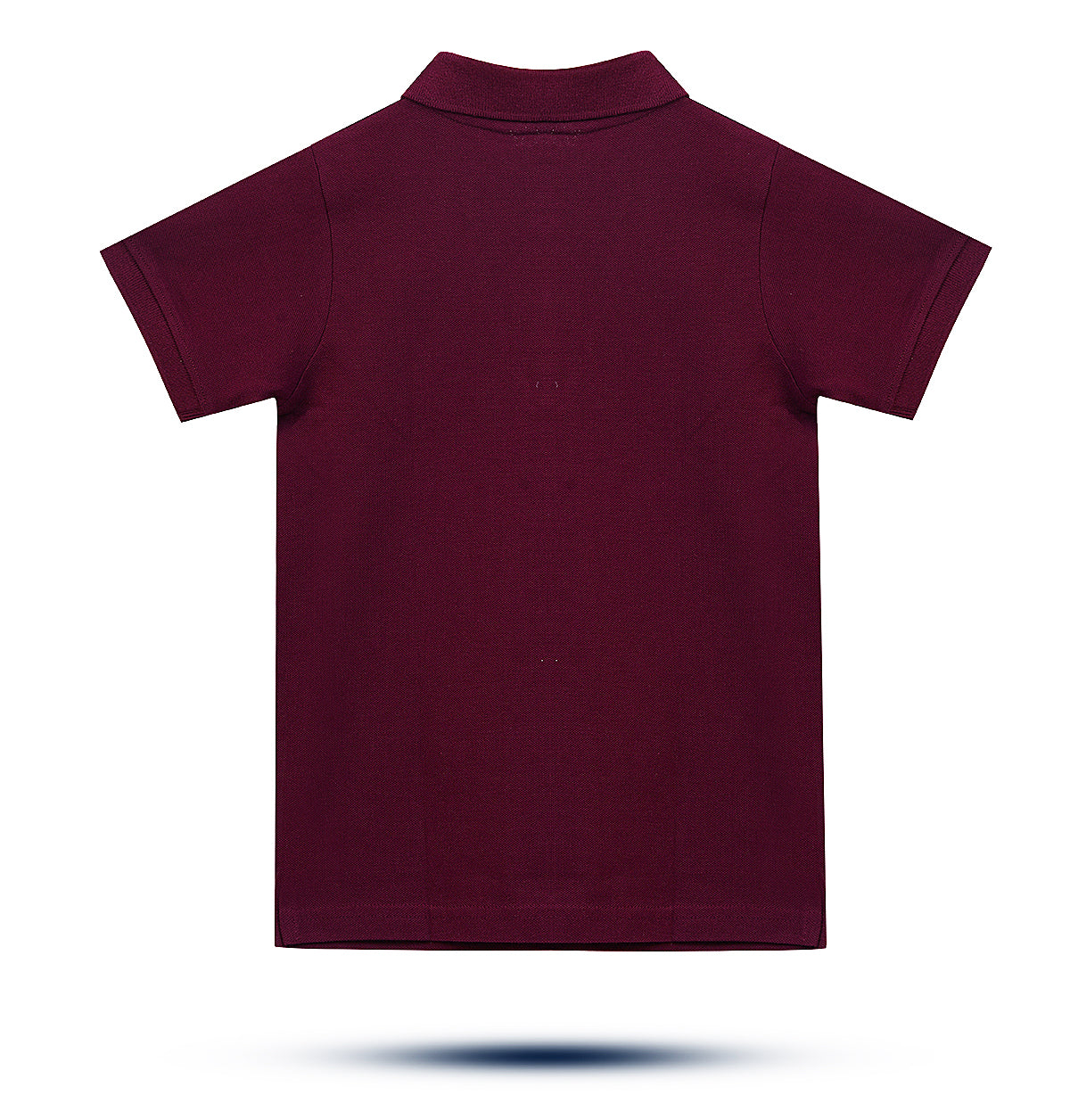 DECHADO - BOYS 100% COTTON SOLID POLO - MAROON