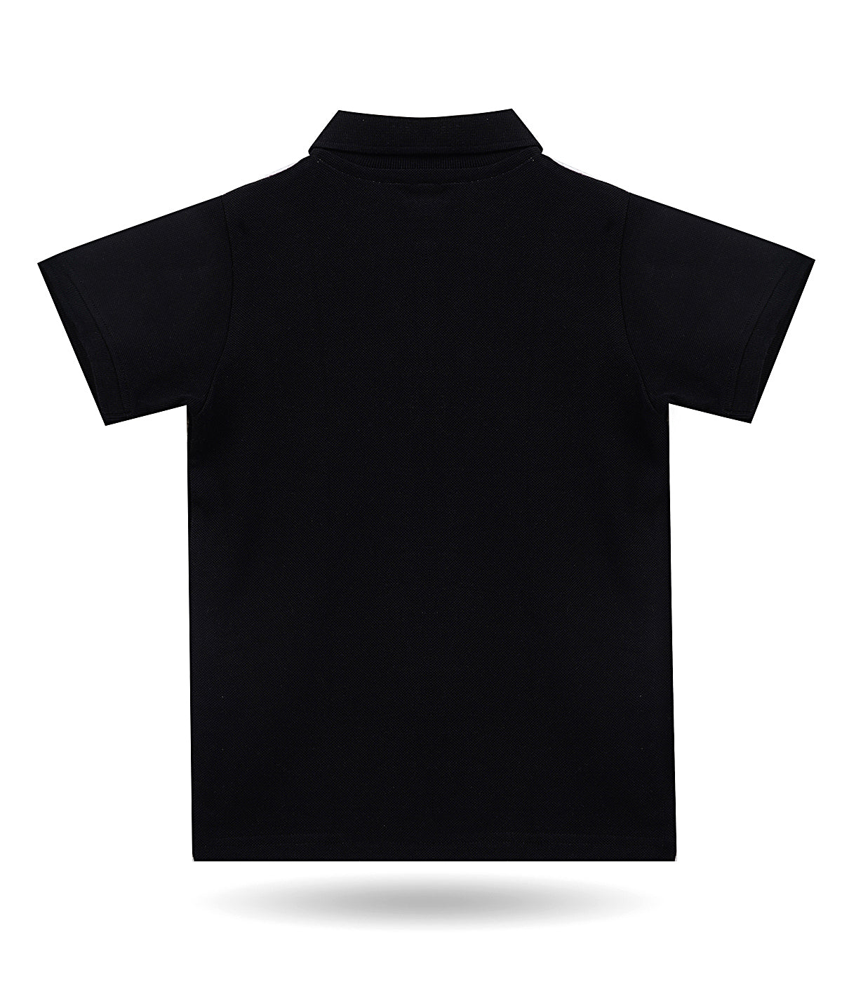 DECHADO - BOYS 100% COTTON SOLID POLO - BLACK