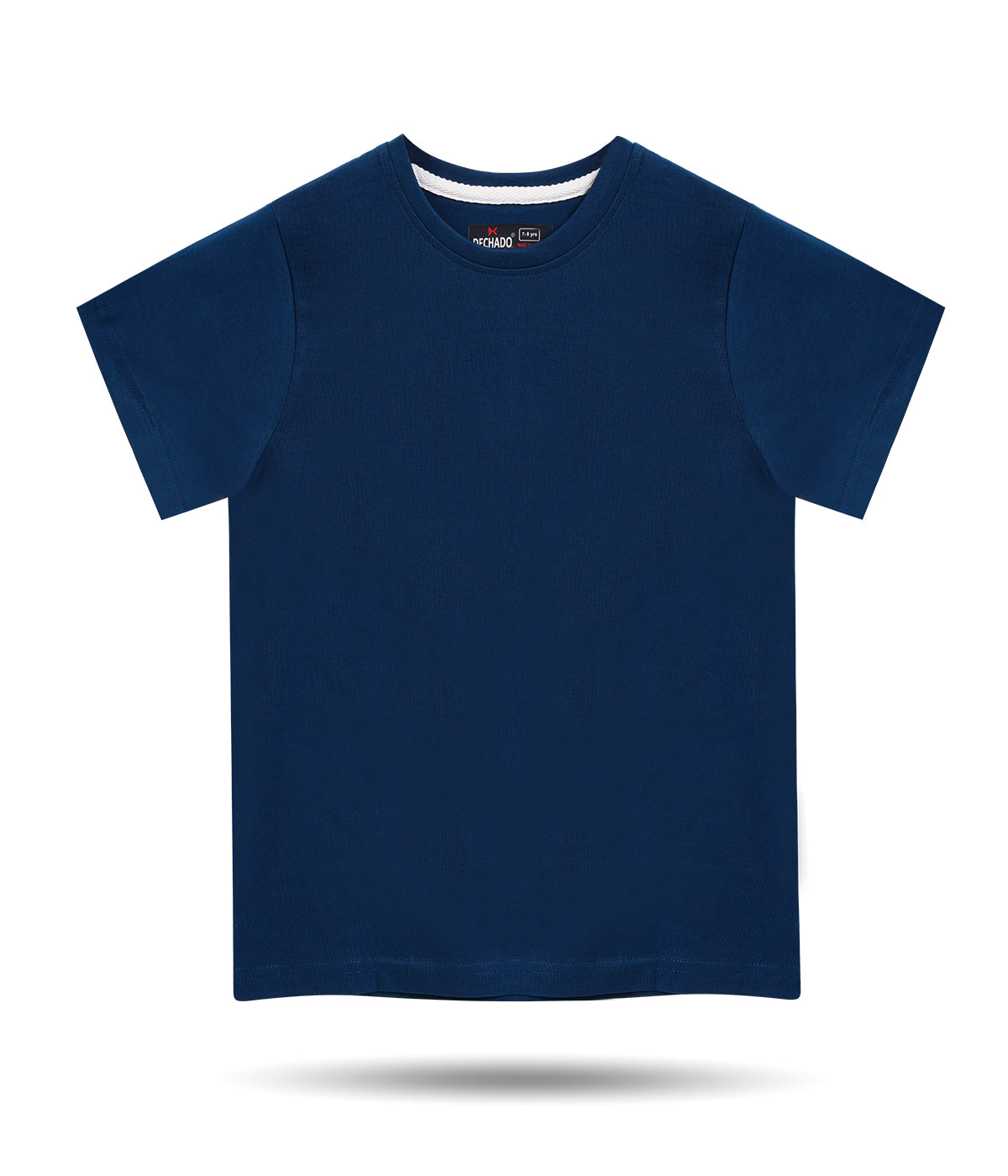 Dechado Boys Solid Pure Cotton Regular T Shirt