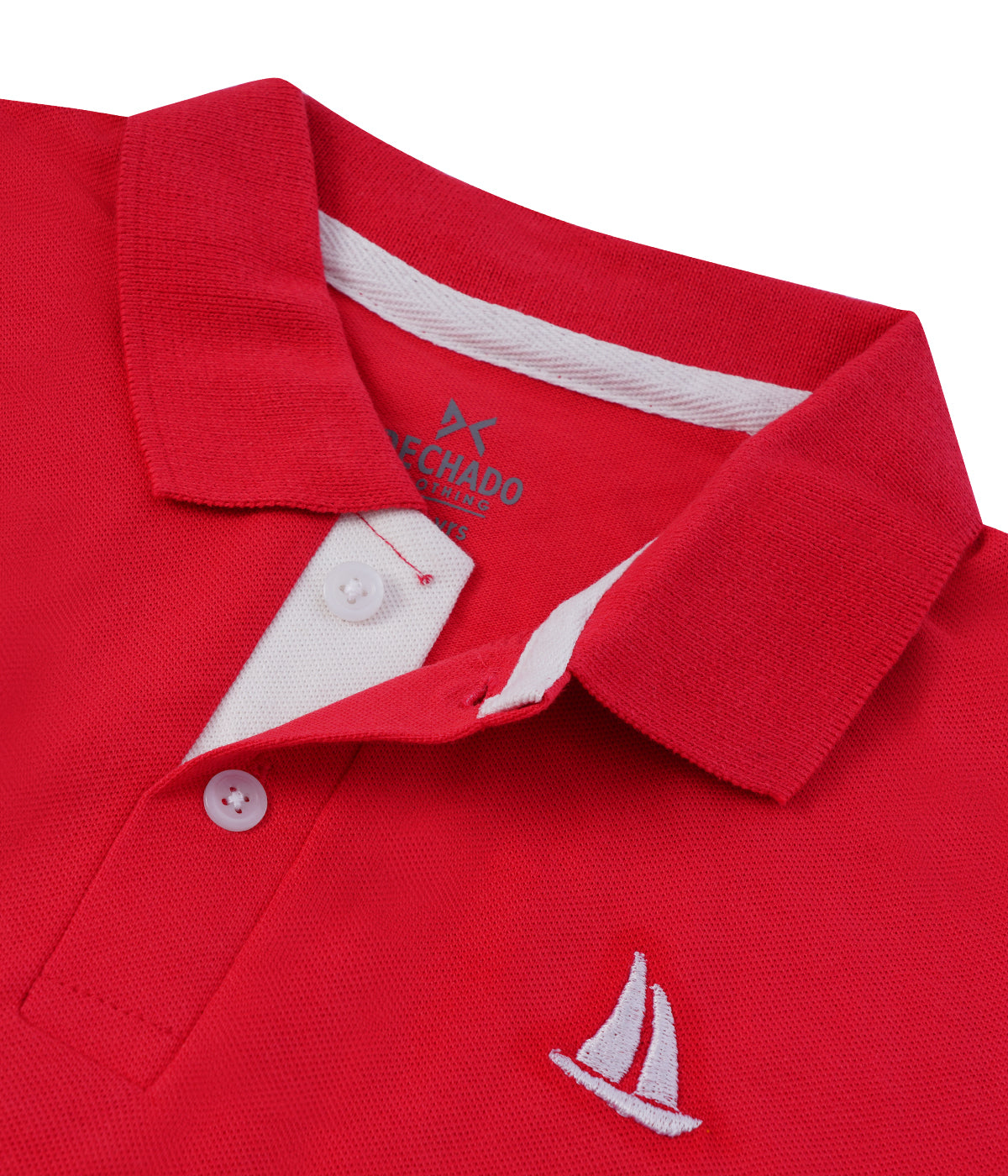 Dechado Boys Solid Pure Cotton T Shirt