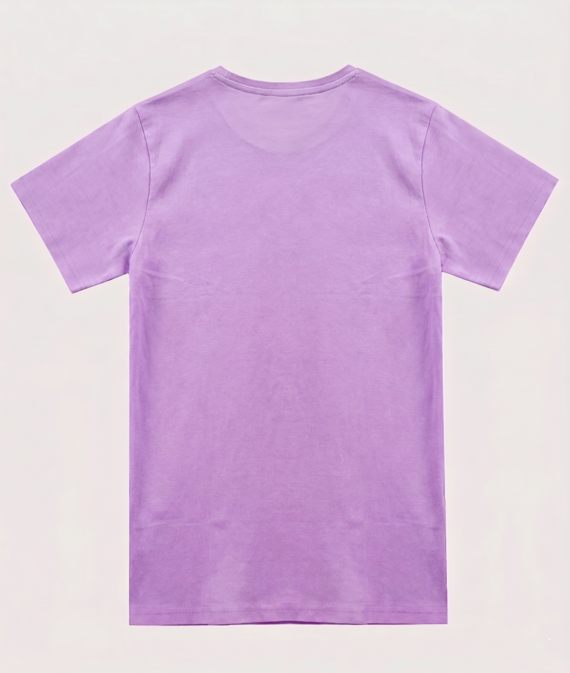 Dechado- Boys 100% Pure Cotton Crew Neck T-Shirt (Ages 2-16) – Pastel Lavender