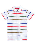 Dechado - 100% Cotton Boys Striped Polo T Shirt