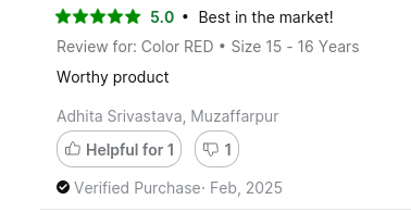 Customer Review