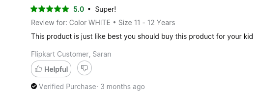 Customer Review
