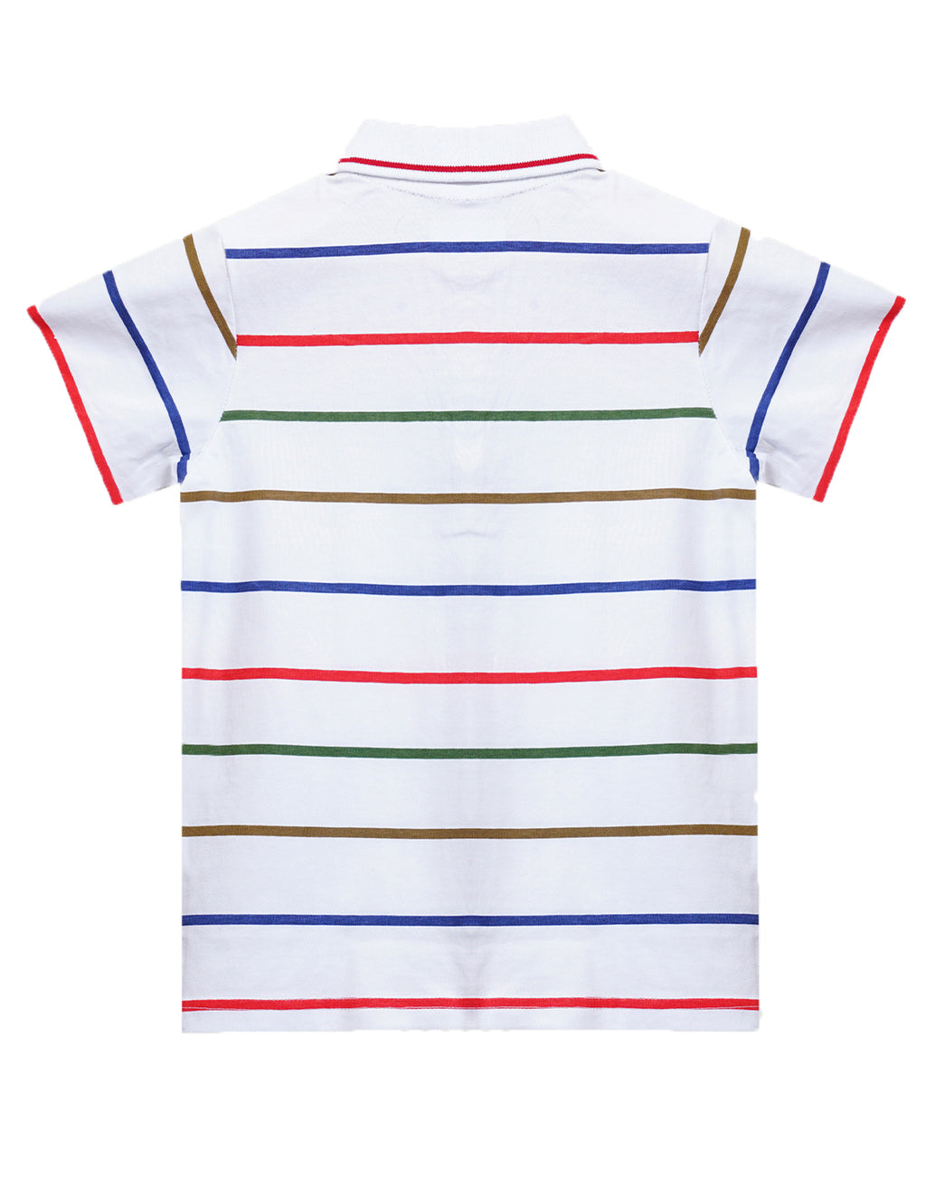 Dechado - 100% Cotton Boys Striped Polo T Shirt