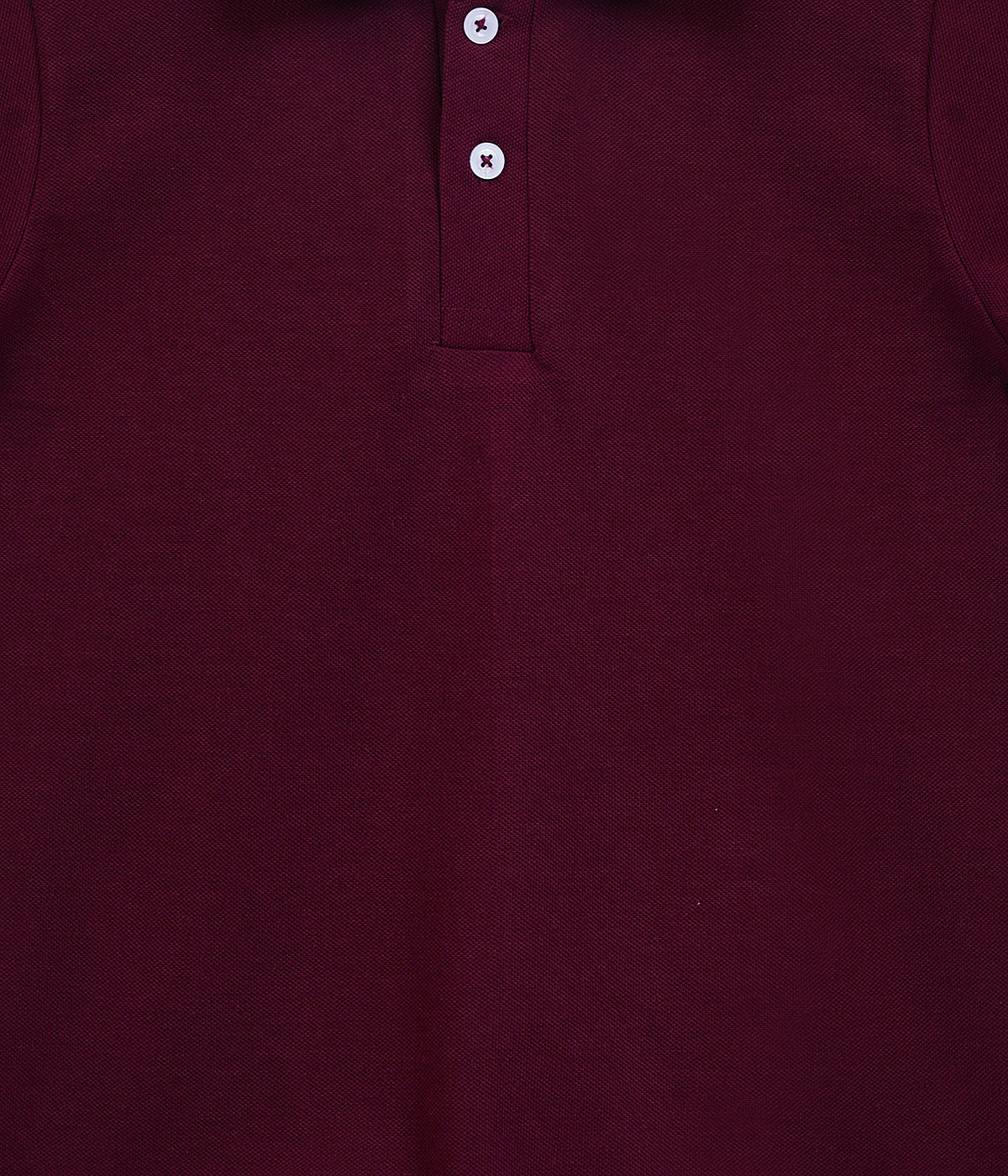 DECHADO - BOYS 100% COTTON SOLID POLO - MAROON