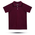 DECHADO - BOYS 100% COTTON SOLID POLO - MAROON