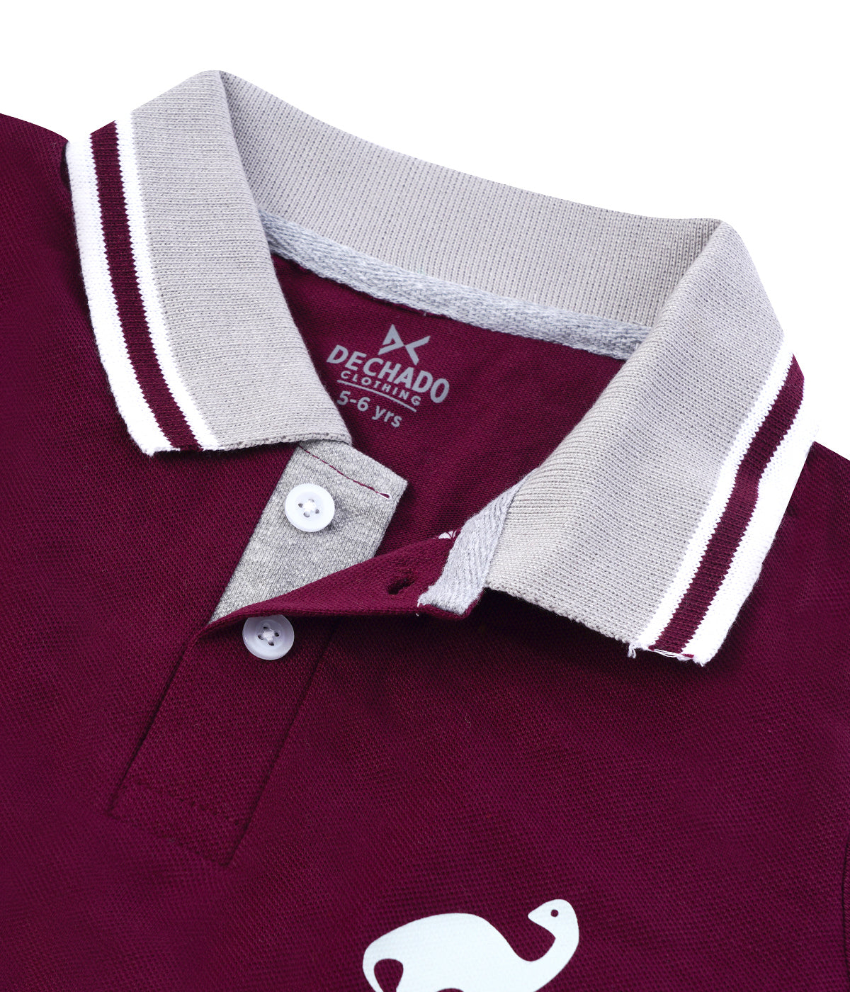 Dechado Boys Solid Pure Cotton T Shirt