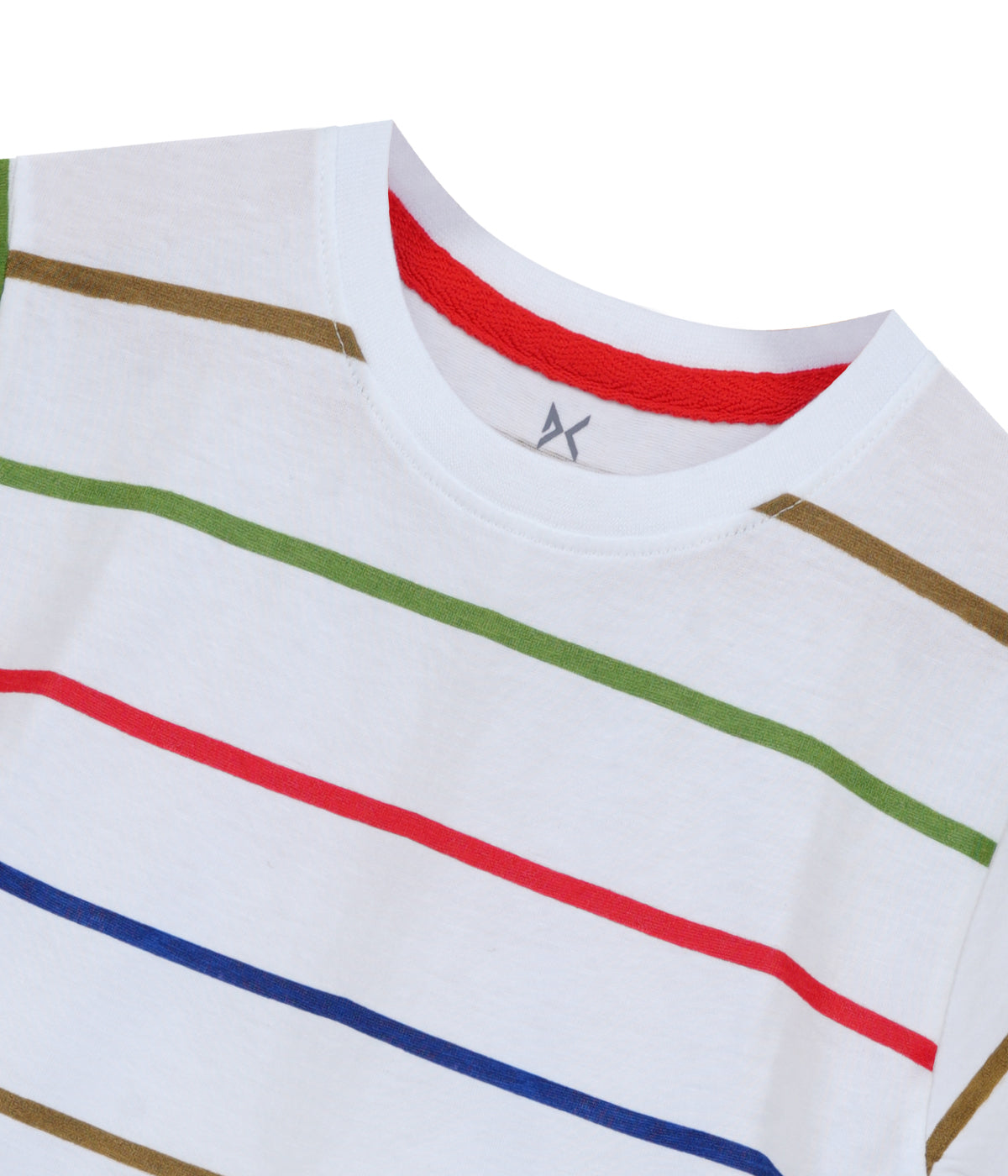Dechado Boys Striped Pure Cotton T Shirt