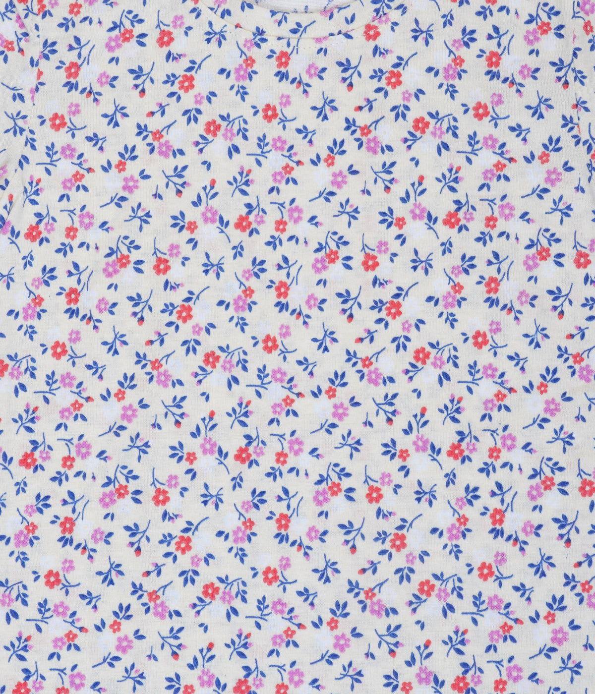 Dechado Girls Printed Pure Cotton Regular T Shirt