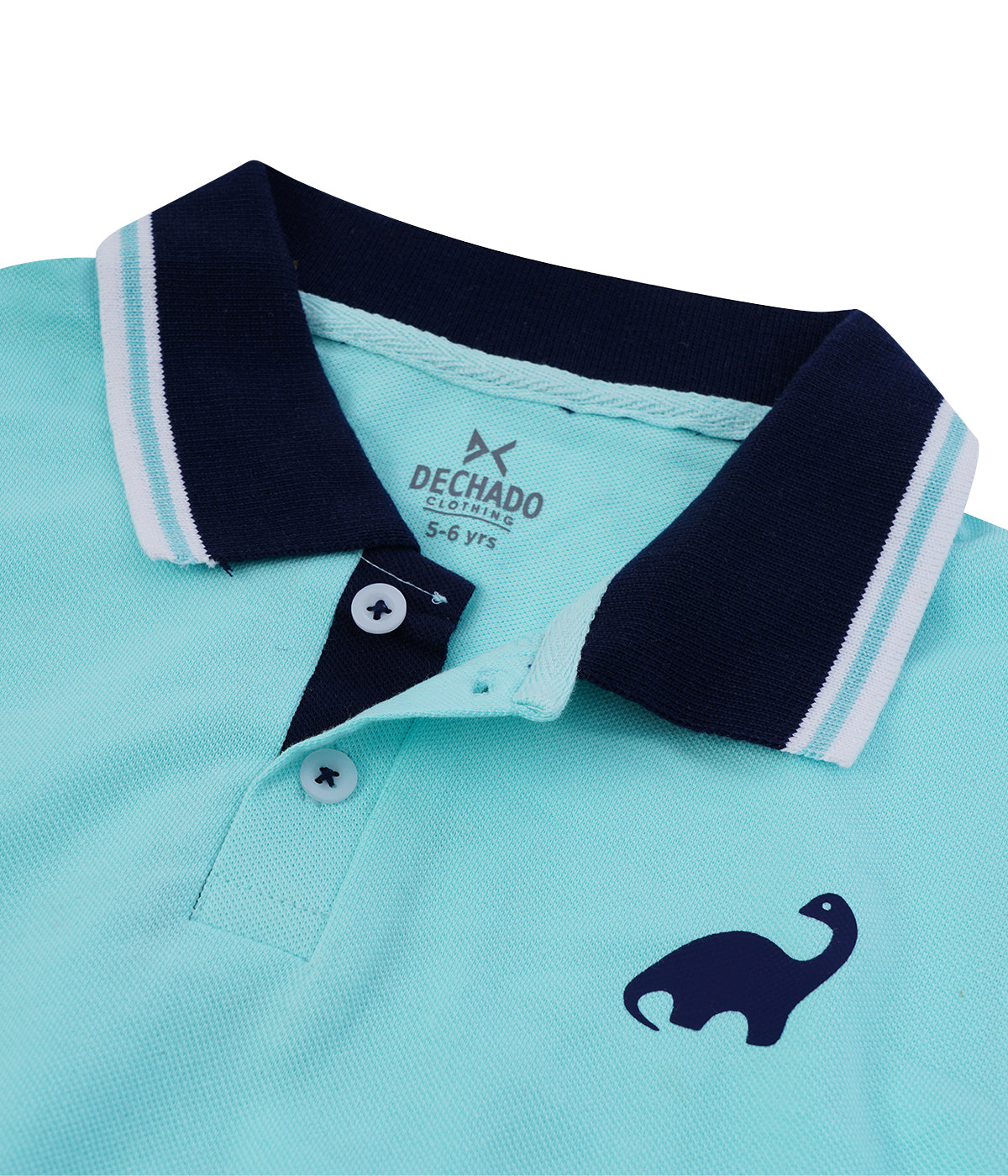 Dechado Boys Solid Pure Cotton T Shirt