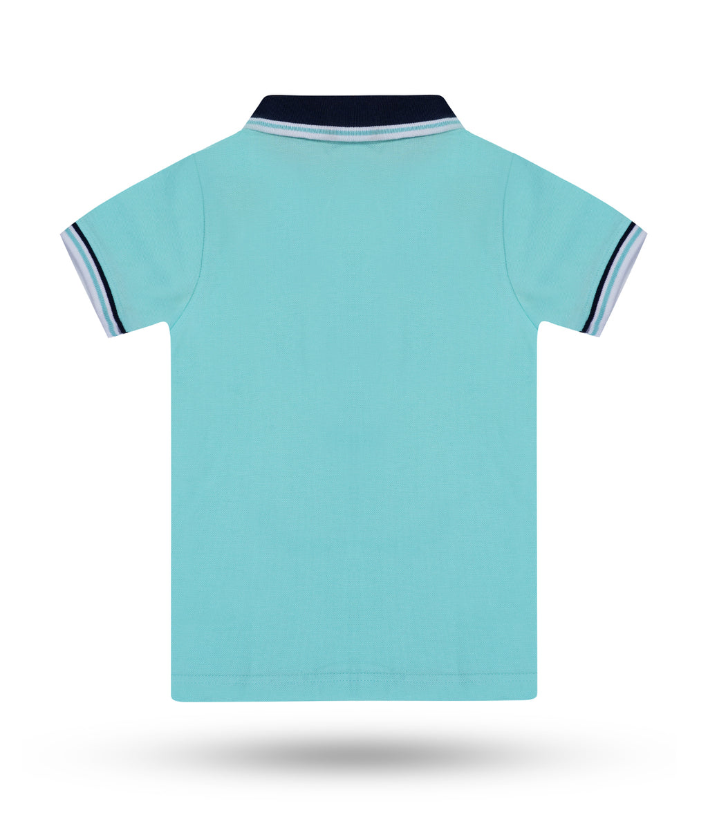 Dechado Boys Solid Pure Cotton T Shirt