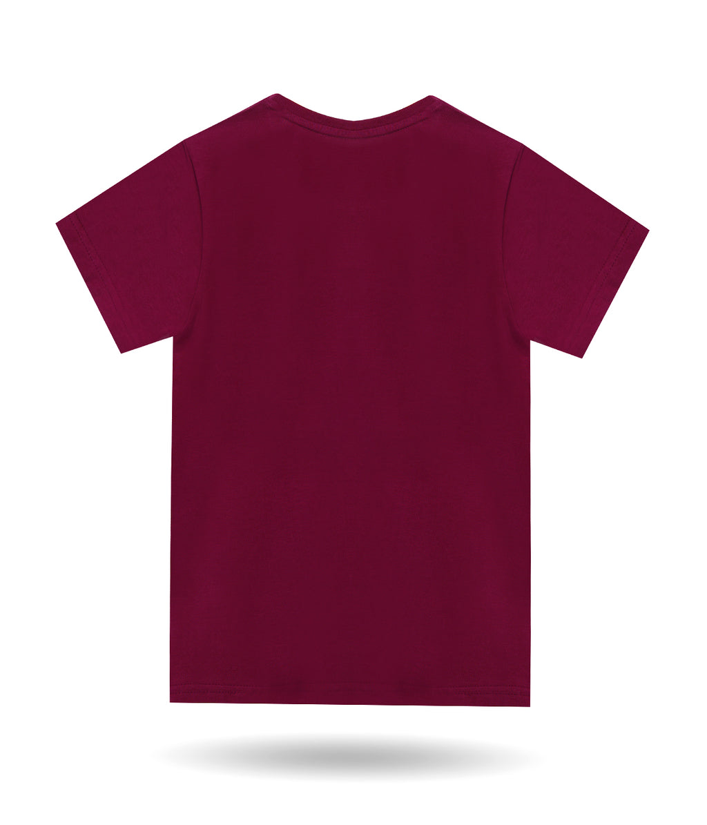 Dechado Boys Printed Pure Cotton T Shirt