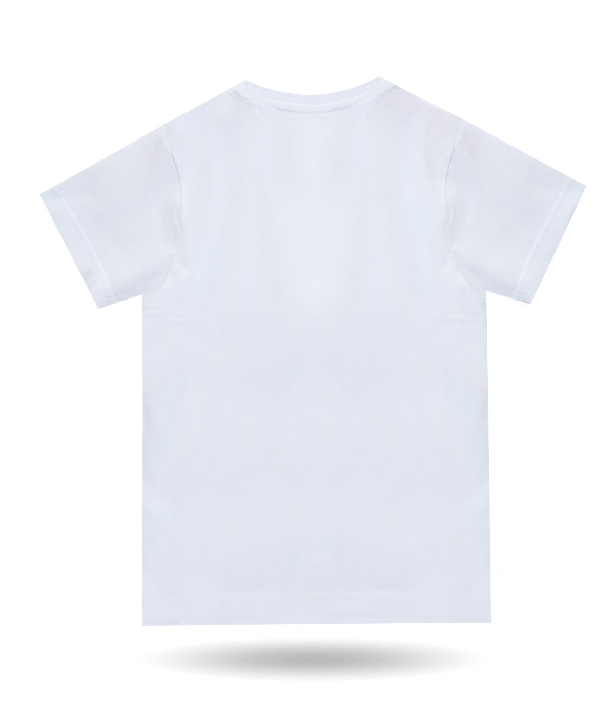 Boys Solid Pure Cotton Regular T Shirt  (White, Pack of 1)