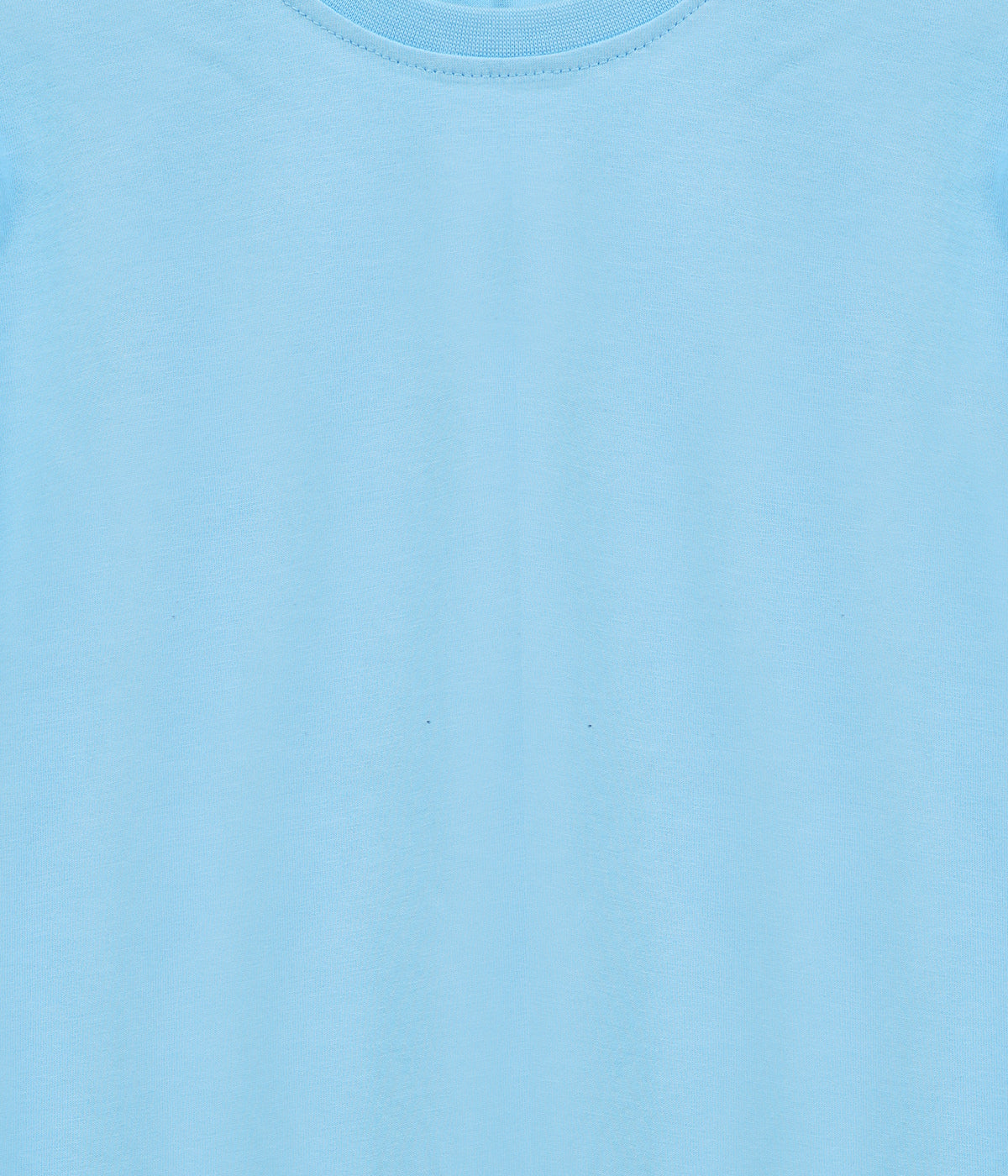 Boys Solid Pure Cotton Regular T Shirt  (Blue, Pack of 1)