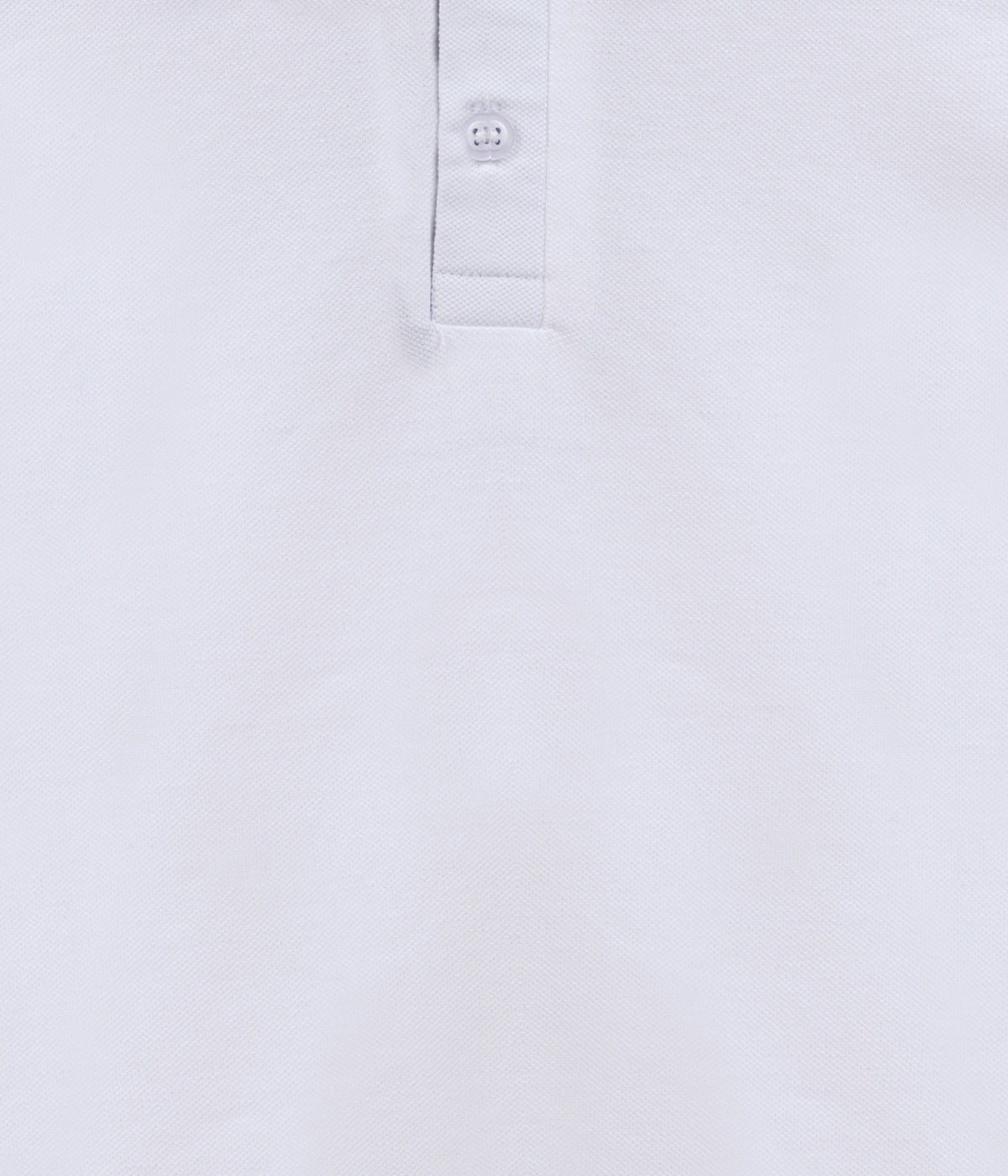 DECHADO - BOYS 100% COTTON SOLID POLO - WHITE