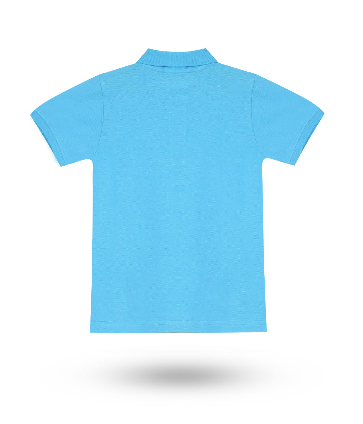 DECHADO - BOYS 100% COTTON SOLID POLO - SKY BLUE