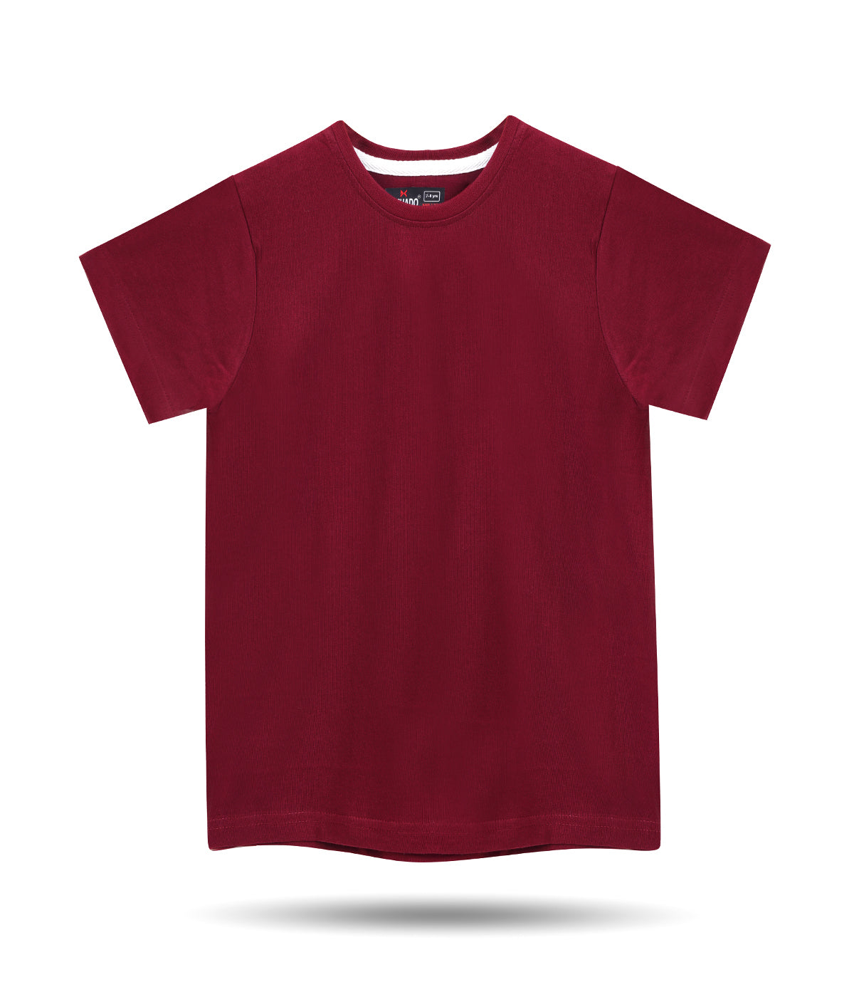 Dechado Boys Solid Pure Cotton Regular T Shirt