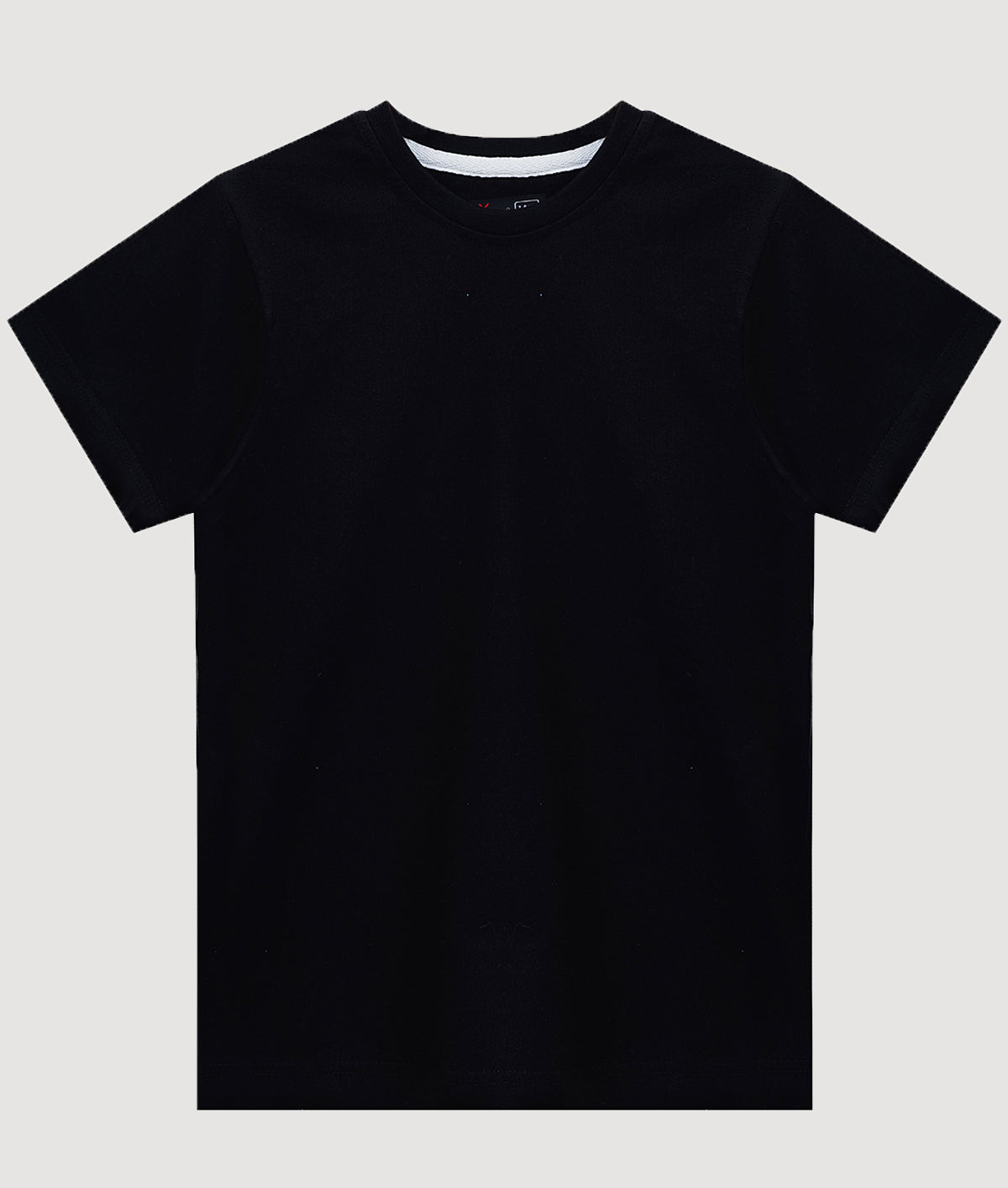 DECHADO Kids 100% Cotton White & Black Round Neck Half Sleeve T-Shirt Combo Pack of 2 (2-16 Years)