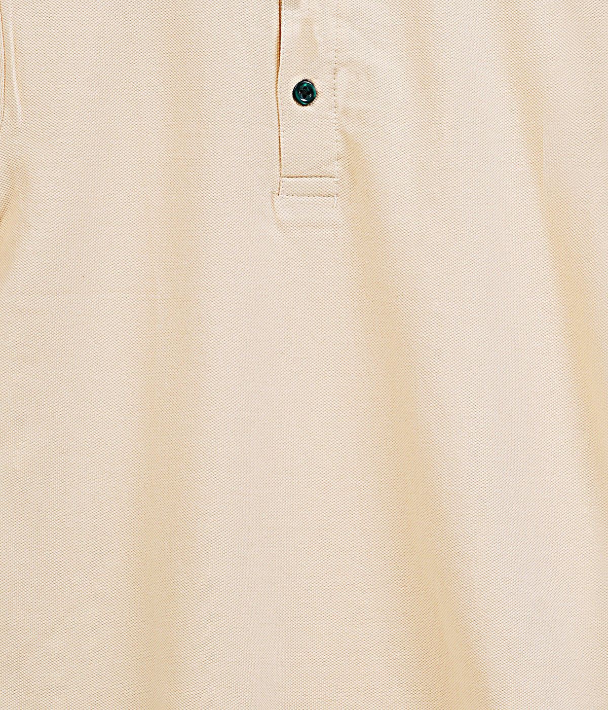 DECHADO - BOYS 100% COTTON POLO T-SHIRT - LIGHT BEIGE