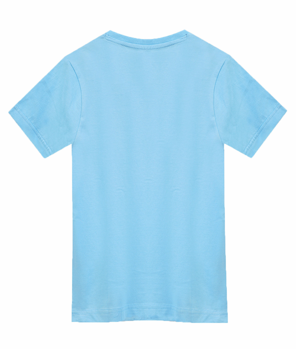 Dechado Kids Sky Blue 100% Cotton Independence Day / Republic Day Flag Printed T-Shirt | Round Neck Half Sleeve | Boys & Girls (2-16 Years)