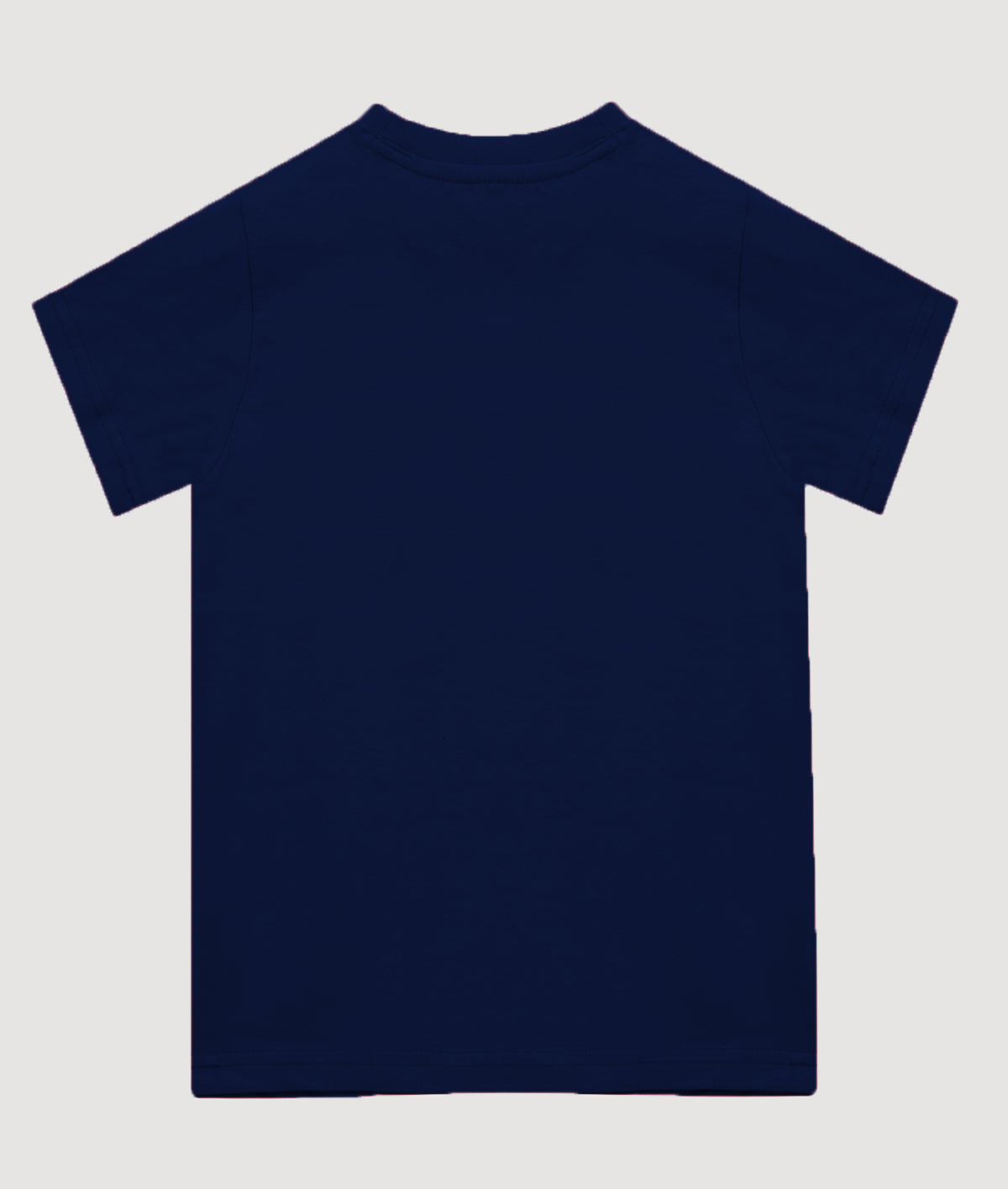 Dechado Boys Navy Blue Solid T-Shirt | 100% Cotton Round Neck Half Sleeve Casual Kids Wear Tee